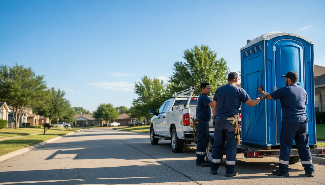 Portable Toilet Rental in Rosston, TX near me
